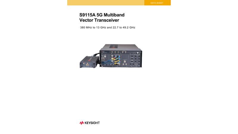 S9115A 5G Multi-Band Vector Transceiver